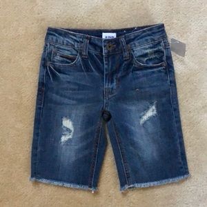 NWT Hudson Boys Distressed Denim Shorts